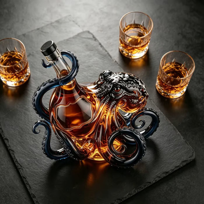 🎁 Father’s Day 49% OFF – 3D Octopus Bottle 🐙🥃
