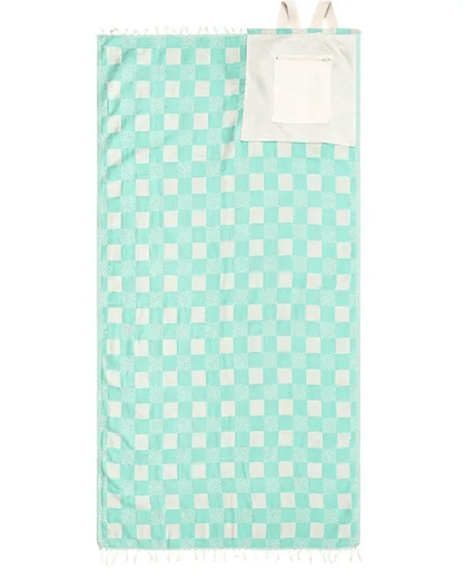 🏖️ 2-in-1 Sand-Free Towel Backpack | 100% Organic Cotton