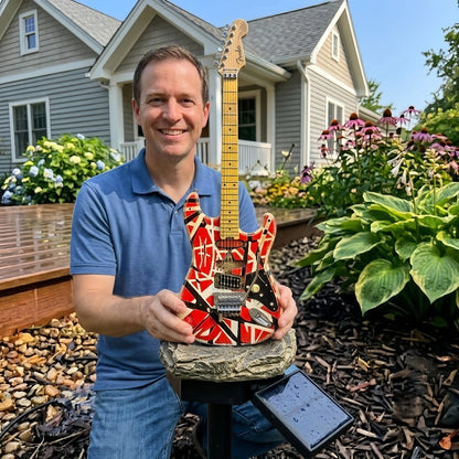 🎸Rock Guitar Solar Garden Light
