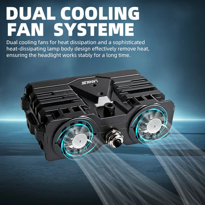 75W LED Driving Light – Super Bright 5500K Waterproof Car Spotlight