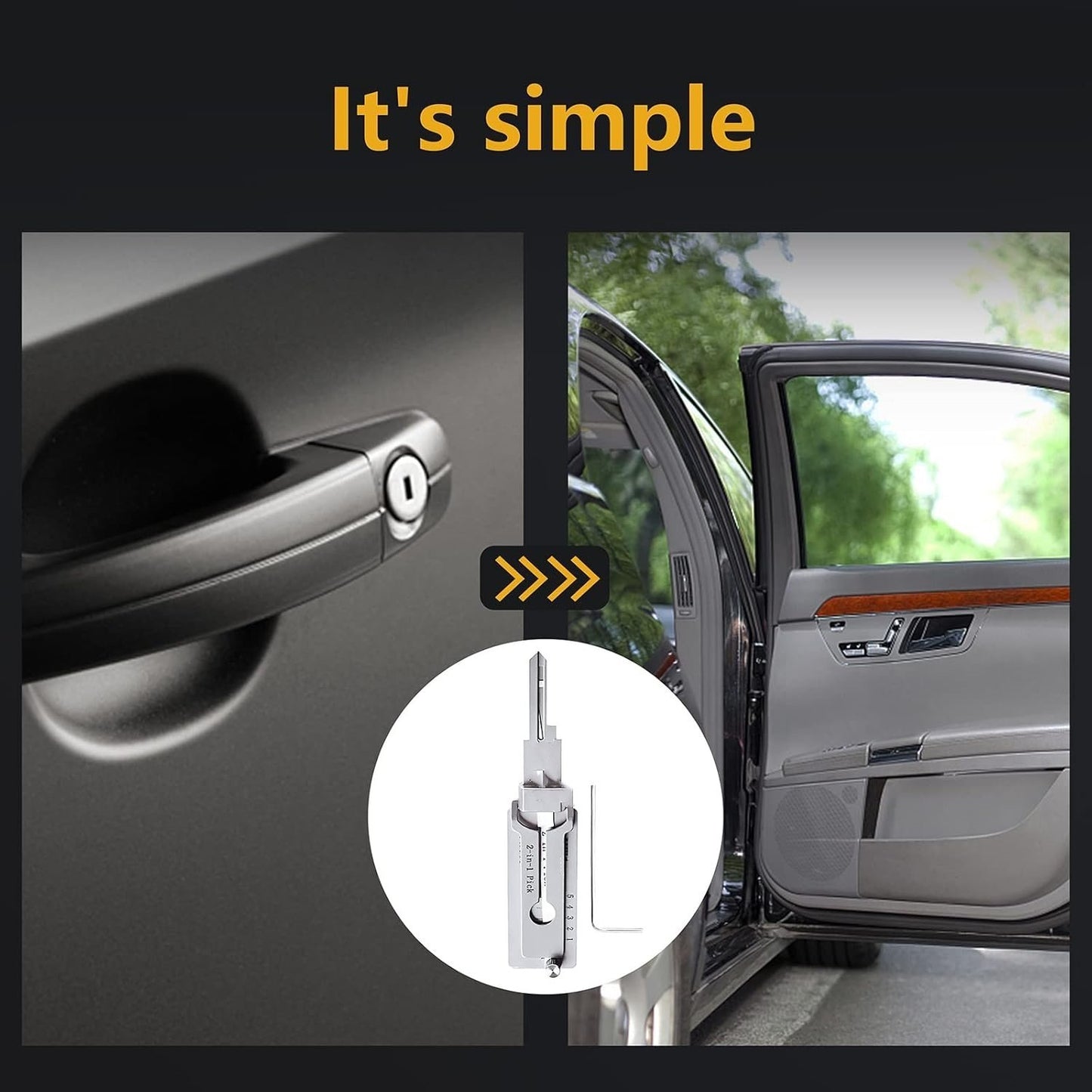 🔥Buy 2 Free shipping - 49% OFF🔥Stainless Steel Key Decoder