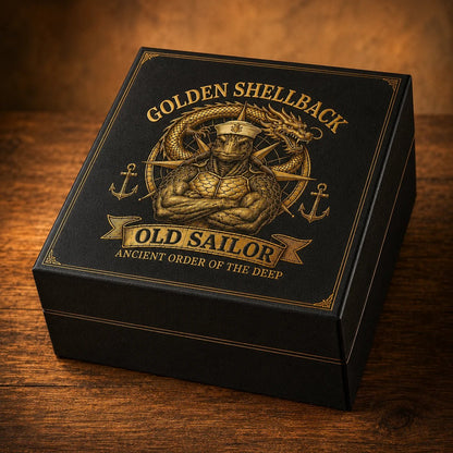 ⭐2026 Sale: Up to 49% OFF  ⚓🐢Golden Shellback Cap