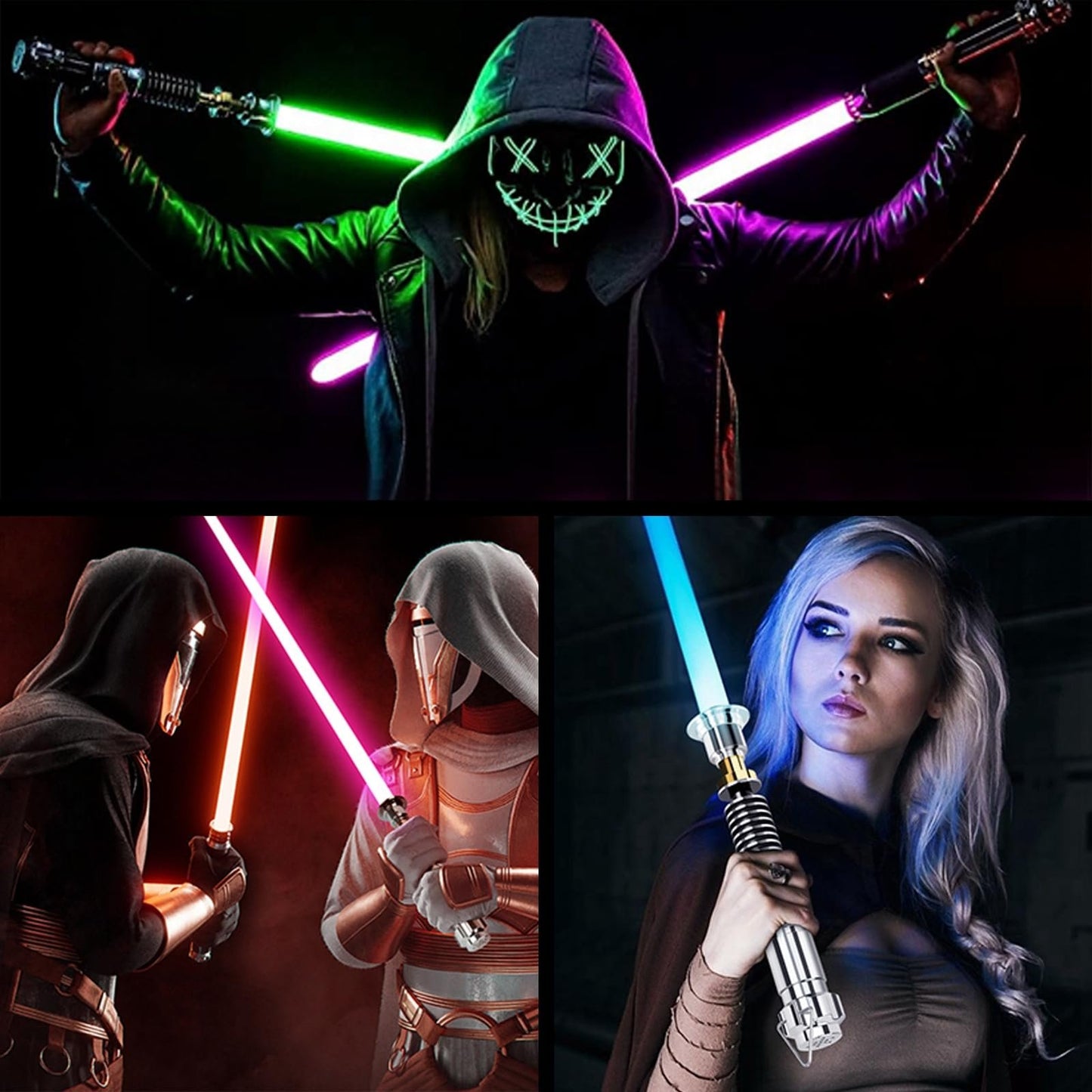 Legendary Luke Skywalker RGB Lightsaber – Motion-Activated with Infinite Colors