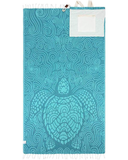 🏖️ 2-in-1 Sand-Free Towel Backpack | 100% Organic Cotton
