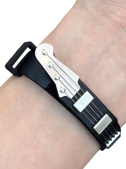 Vintage Punk Rock Leather Strap Wrist Watch