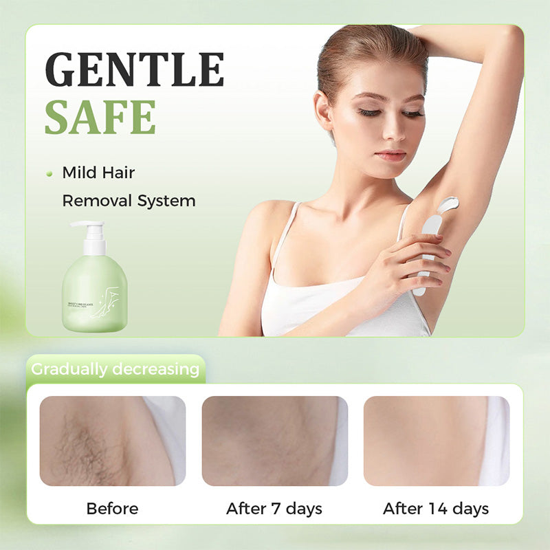 💥Large-size hair removal cream Gentle and non-irritating hair removal cream set (hair removal cream + razor) | Limited-time offer 🎁|Limited-time offer🎁