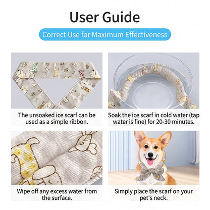 📢📢BUY 1 GET 1 FREE !! ⏰Summer Pet Cooling Collar Wrap
